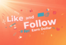 Like and Follow / to earn money
